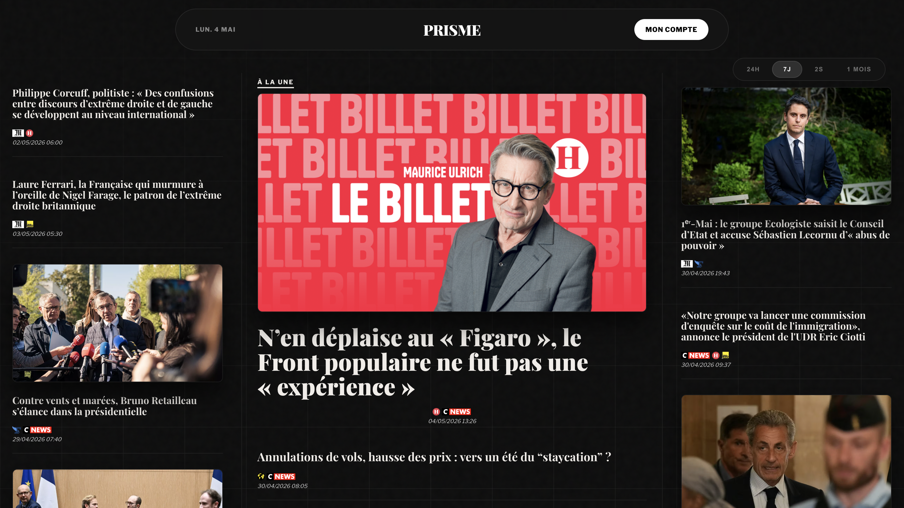 PRISME Interface